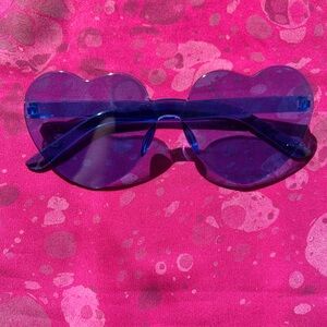 Blue Heart Sunglasses